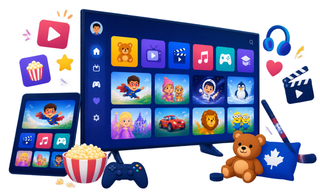 IPTV Canada for kids